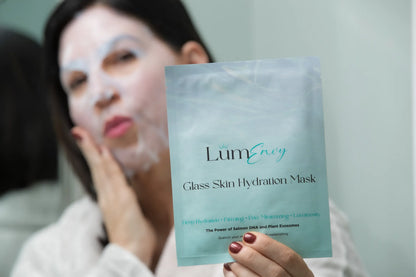 LÚMENVY® SKINCARE PDRN Glass Skin Hydration Sheet Masks
