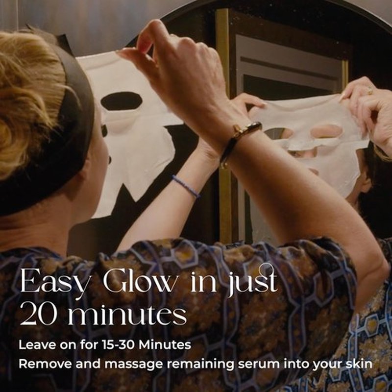 LÚMENVY® SKINCARE PDRN Glass Skin Hydration Sheet Masks